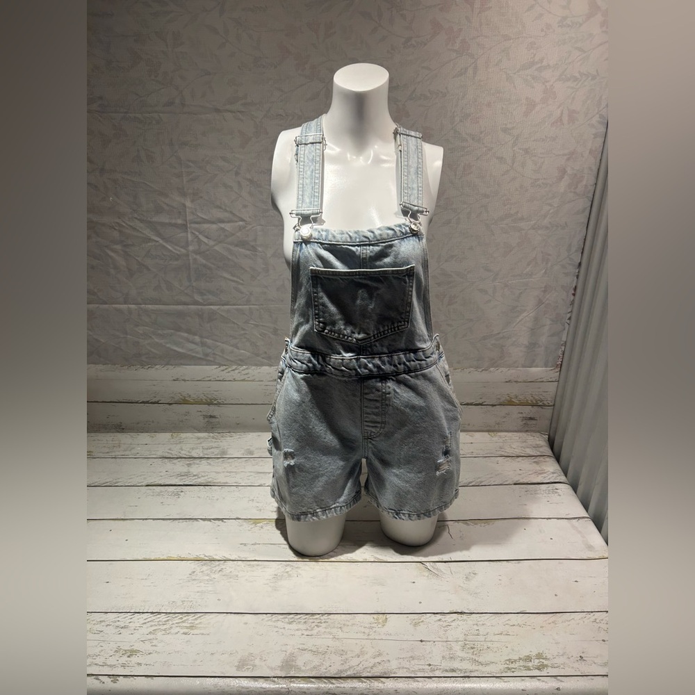 Denim&Co Classic Light Blue Overalls from “Denimco”